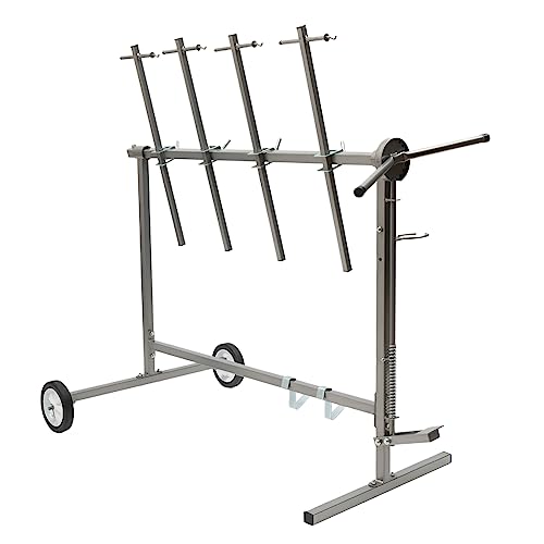 ZBXGJKSY Adjustable Car Body Paint Rack, Automotive Paint Stand Bumper Stand Body Panel Stands Repair Work Stands Hood Stand for Fixing Hoods, Tailgates