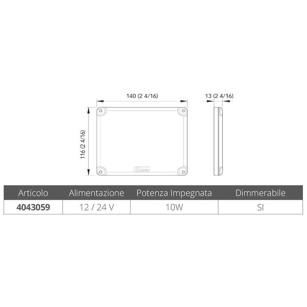 QUICK LUZ ACTION LED NATURALE 10W 12/24V 1P