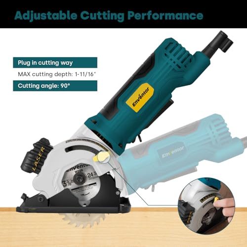 Enventor Mini Circular Saw 3-3/8
