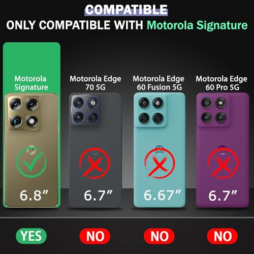 Image of TheGiftKart Hybrid Shockproof Back Cover Case for Motorola Moto Signature 5G Compatible with MagSafe | Hard Back Case Cover for Motorola Signature 5G (PC & TPU, Transparent Clear Back, Black Sides)