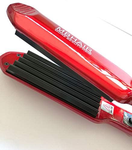 Mbhair Ceramic Crimper Iron For Fluffy Hairstyle Curling Iron, Corrugation Crimper Hair Irons, Anti Static Ceramic Hair Crimping Iron Adjust Temperature #TOP7