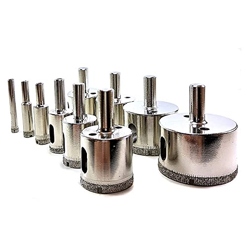 Juego de 10 Brocas Core Drill Bit 3-42 mm Plata miniatura 2