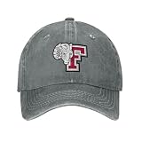 Fordham Rams University Logo Unisex Adjustable for Hat Baseball Cap Casquette Gray