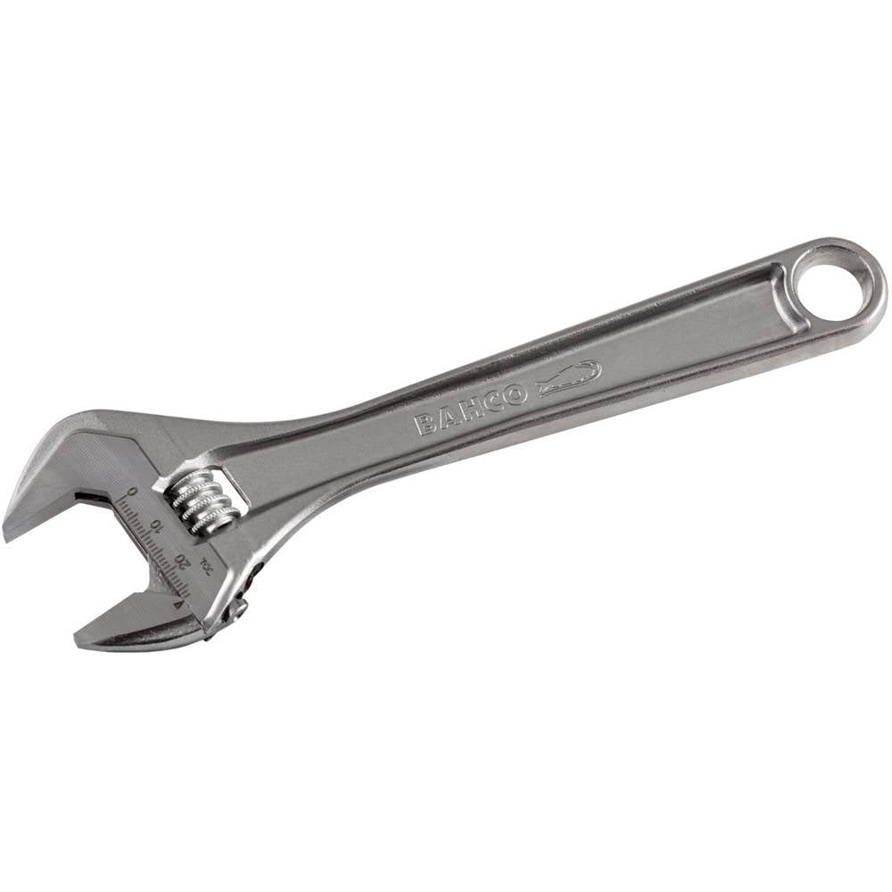 Bahco Silver 8072 Adjustable Wrench | 250Mm (10In) | 30Mm Capacity | Tapered Jaws