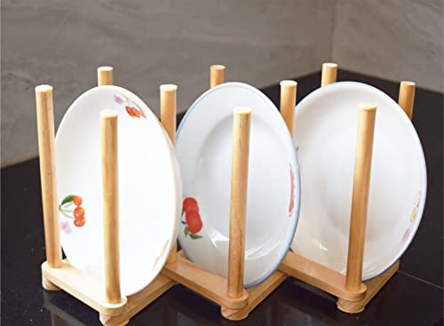 Cyauatt Wooden Cup Bottle Drying Rack, Retractable Drinking Glass And Sports Bottle Drainer Rack,Stand Cup Dish Holder And Plastic Bag Dryer Rack #TOP4