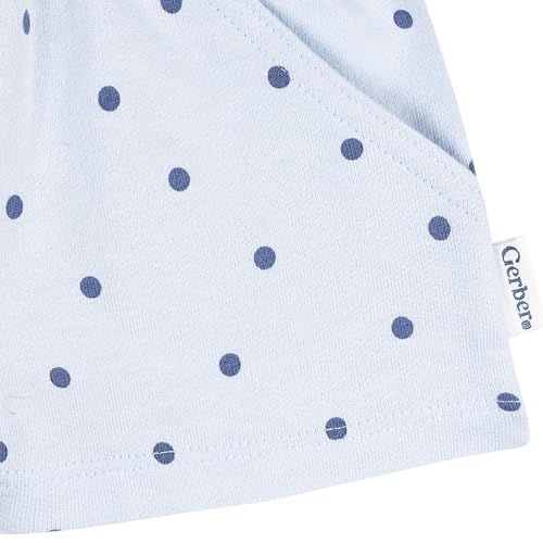 Gerber Baby Girls' 3-Pack Pull-On Knit Shorts, Purple, Pink & Blue, 2T - image 4