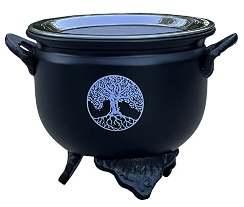 Large Metal Charcoal Incense Burner (Tree Of Life) #TOP15