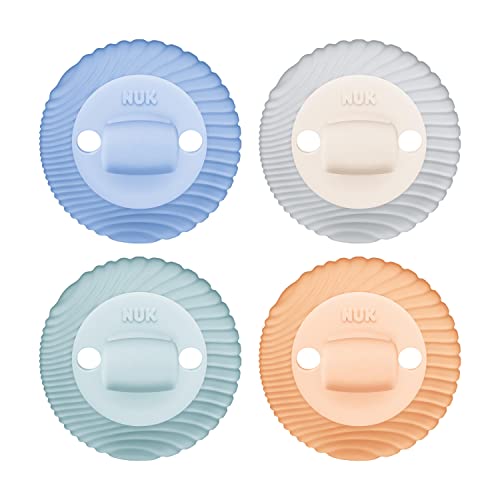 Image of NUK Comfy Duet 100% Silicone Soother 2-in-1 BPA Free Pacifier and Teether