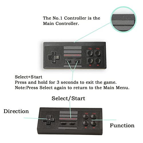 Nikodocr U8 Retro Game Console With 1500 Classic Video Games thumb #3