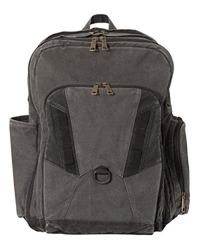 Sac à dos en toile de voyage DRI Duck Noir idéal pour vos week-ends et escales