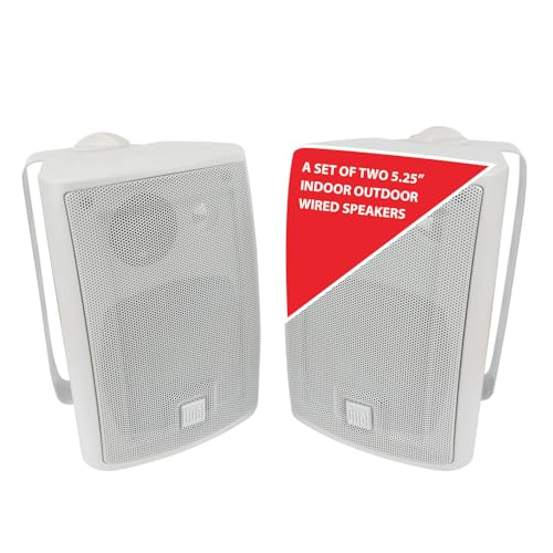 Haut-parleurs 3 voies à puissance de crête 125W avec supports orientables