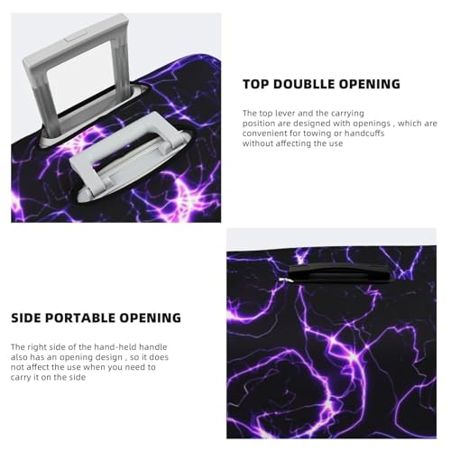 Galaxy Lightning For Travel Luggage Cover Suitcase Protector Fits 18-32 Inch Travel Luggage Protector Elastic Luggage Anti-Scratch Suitcase Cover3