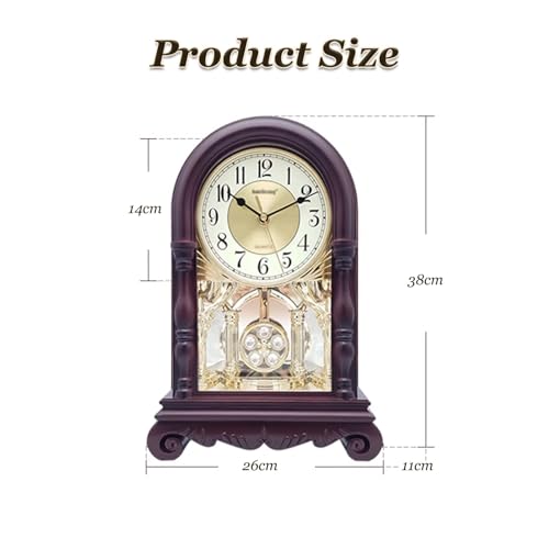Reloj de pared con péndulo tradicional de alta calidad y estilo clásico 3
