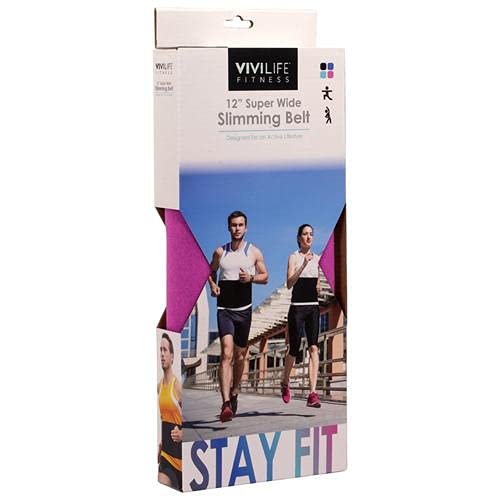 Vivitar10" Slimming Belt - Pink