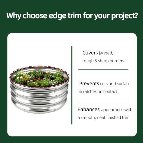 Image of Rubber Edge Trim, U Shape Edge Banding, U Channel Rubber Edge Protector for Sheet Metal, Fits Edges from 1 /8 inch to 1 /5 inch, Length 6.5Ft