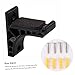 Hemoton 1Pair Rack Durable Stand Bracket for Lovers Easy Wall Installation with Adhesive and Screws Stable Support for