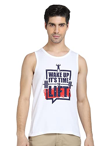 Image of DYCA Mens Printed Sleeveless T-Shirts Pack of 1