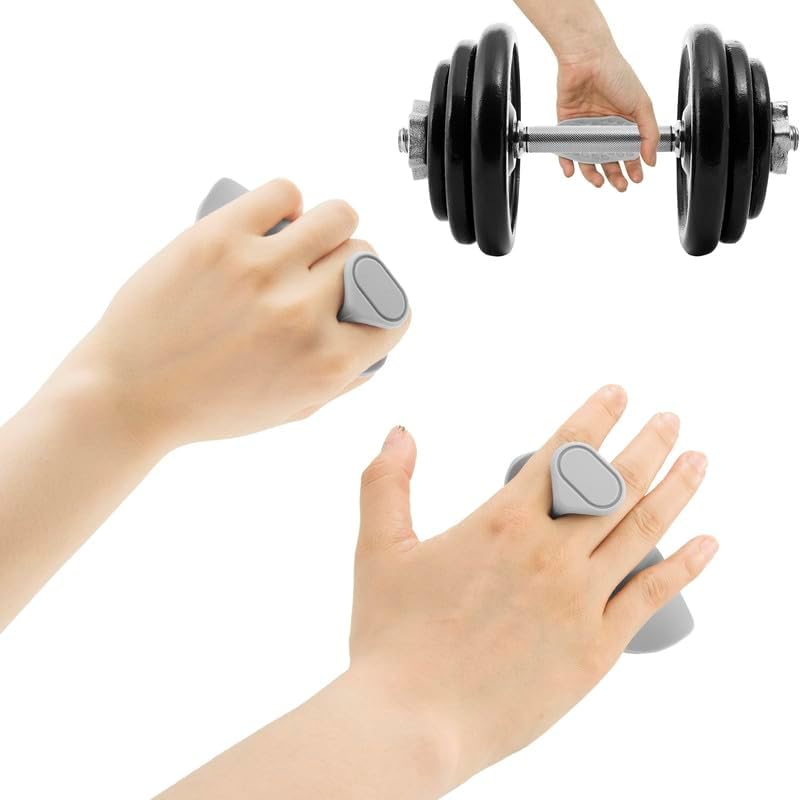 Miniatura 8 de Weight Lifting Gloves for Men Women Rubber Gym Weightlifting Anti-Slip Workout Grips for Gym Training and Exercise, Weight Lifting, Dumbbell,