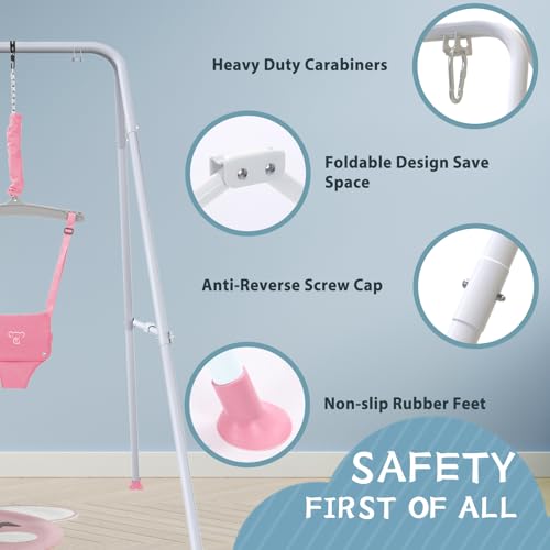 image for G TALECO Gear Baby Jumper with Stand,Baby Bouncer,Easy Set-Up,Baby Exe