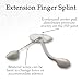 LMB Spring Finger Extension Splint, Assists in Extending PIP Joint With A Slight Extension Effect on the MP Joint, Size A