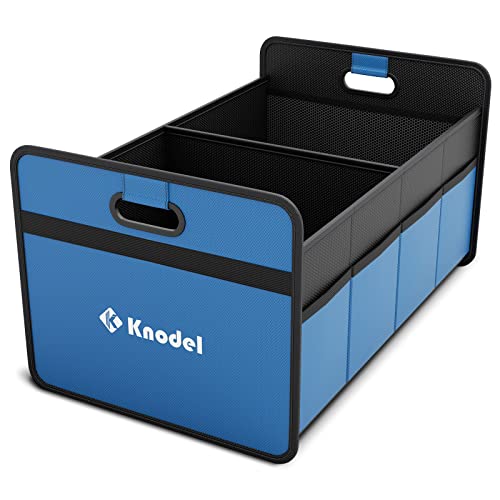 Image of K KNODEL Foldable Trunk Storage Organizer for Car and Suv (Medium, Blue) | Collapsible Car Storage Organizer, Car Organizers and Storage for Sedan, Cargo Organizer, Car Bin, Basket,Bag, Organization