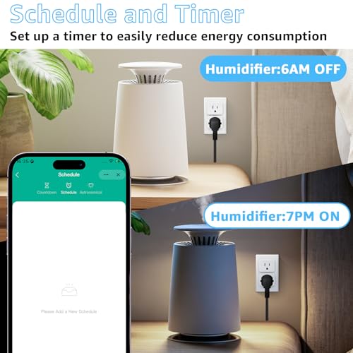 Image of Greencycle WiFi Plug with 2 Wall Switches,App /Voice /Wireless Switch Control
