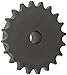 Martin Roller Chain Sprocket, Reboreable, Type B Hub, Double Pitch Strand, 2040/C2040 Chain Size, 1" Pitch, 11 Teeth, 0.5" Bore Dia., 2" OD, 1.375" Hub Dia., 0.284" Width