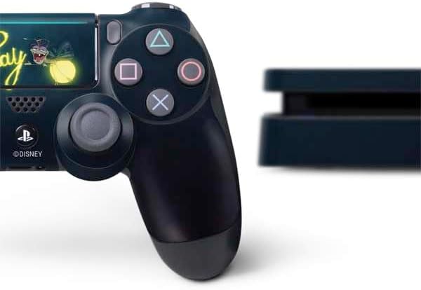 Skinit Decal Gaming Skin Compatible with PS4 Slim Bundle - Officially Licensed Disney Princess and The Frog Ray Design