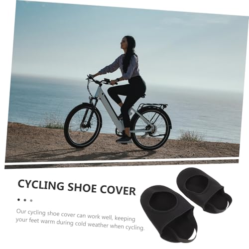 Abaodam 2 unidades de fundas para calzado resistentes al viento – Fundas semicubiertas antideslizantes para ciclismo, bolos y actividades al aire libre, equipo protector elástico miniatura 7