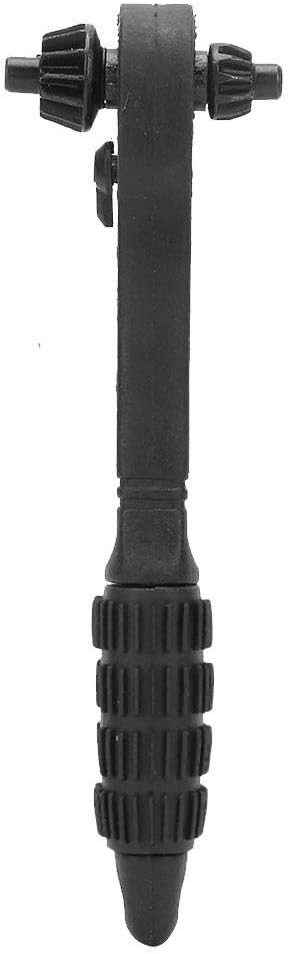 Universal Ratchet Chuck Key, Drill Chuck Ratchet Wrench Double Head Drill Chuck Wrench Use Chuck Drill Chuck Key Wrench Tool for Tightening Loosening