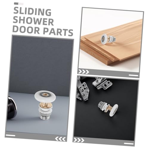 Solución para puertas atascadas con Kit de Rueda para Puerta de Ducha WOONEKY 8