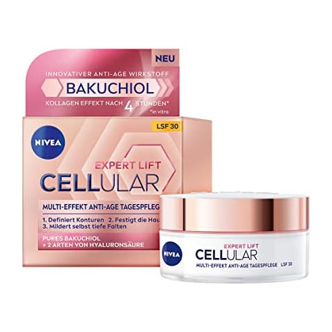 NIVEA Cellular Expert Lift Multi-Effekt Anti-Age Tagespflege, feuchtigkeitsspendende Tagescreme für eine jünger aussehende Haut, Feuchtigkeitscreme mit LSF 30 Cover