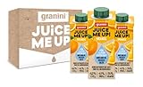 granini JUiCE ME UP Orange (3 x 200 ml) – für jeweils 1 Liter echten Orangensaft! Konzentrierter Saft zum Selbermischen, ohne Zuckerzusatz, vegan