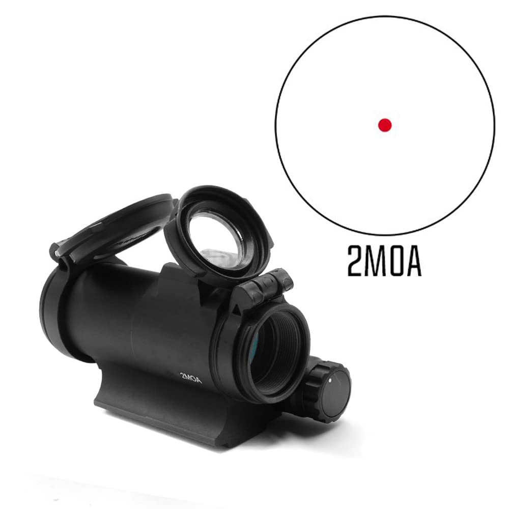 viseur à Point Rouge (sans Support), viseur holographique Optique 2 MOA avec Couvercle d'objectif renversé (10 réglages de luminosité)