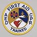 First Aid CPR AED Trained Â© Embroidered Patch - 10 Pack - 3 Inch Diameter