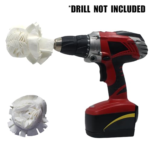Flitz Buff Ball Pack; 5 cm, 7,6 cm, 12,7 cm, 17,8 cm, acessório de furadeira amortecedora de carro c