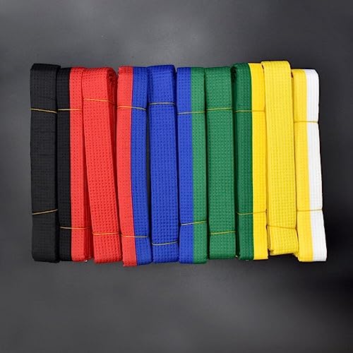 Cinturón de artes marciales de algodón premium para karate de alta competencia 7