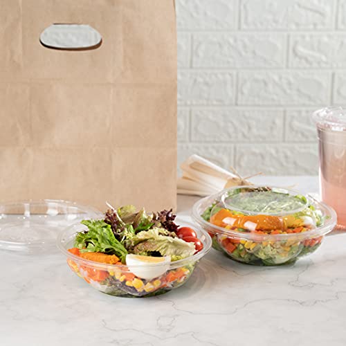 Restaurantware Thermo Tek 24 oz Clear Salad Bowls, Ergo-Grip, 500 Count by Restaurantware - Used condition - Image 6