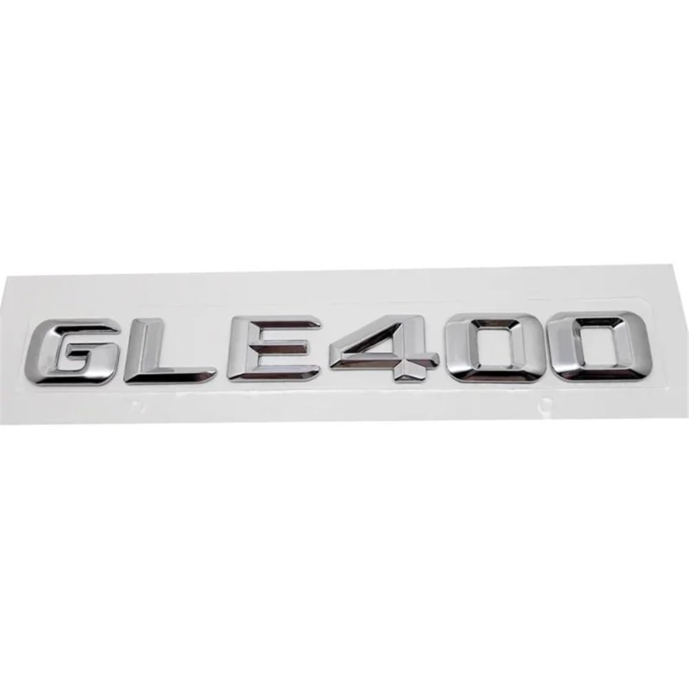 YTQMoreBNZ YYDStes Car Rear Trunk Sticker Tail Number Emblem Compatible With Mercedes Benz GLE43 GLE63 GLE300 GLE320 GLE350 GLE400 GLE450 GLE500 GLE550