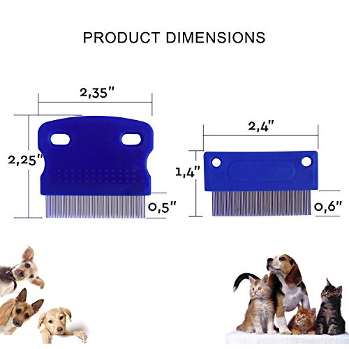zYoung Tear Stain Remover Dog Grooming Comb - Gently Removes Mucus, Crust, and Eye Stains for Pets - Thumbnail 3