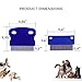zYoung Tear Stain Remover Dog Grooming Comb - Gently Removes Mucus, Crust, and Eye Stains for Pets