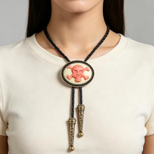 Image of Jeilwiy Bolo Tie for Men, Western Bolero Tie Cowboy Ties Native American Cowgirl Bolo Tie Accessories for Men Women