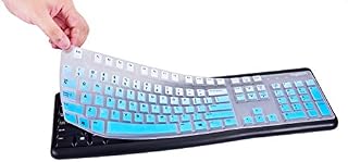 KeyCover - Ultra Thin Silicone Keyboard Cover Compatible with Logitech K120 MK120 Keyboard