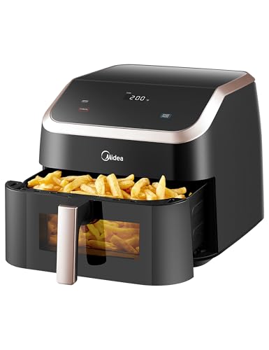 Image of Midea 8L Multifunction 8-in-1 Air Fryer, Frying, Roasting, Baking, Reheating and Dehydration
