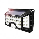 Active Era® Luce Solare LED da Esterno - Luce di sicurezza con sensore di movimento a 42x LED ultra luminose per esterni-Impermeabile (1 confezione)