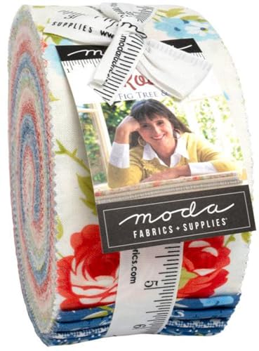 Fig Tree and Co Rosie Jelly Roll 40 2.5-inch Strips Moda Fabrics 35420JR