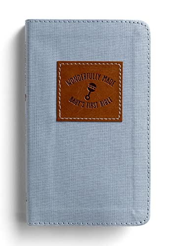 Image of Wonderfully Made: Baby Boy's First Bible, Softcover, Blue