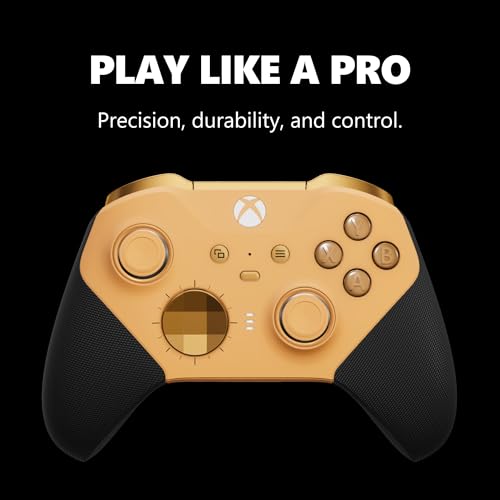 Image of Xbox Wireless Gaming Controller | Elite Series 2 Core | Soft Melon | Console, PC, and Cloud Devices | Adjustable Thumbsticks | Trigger Locks