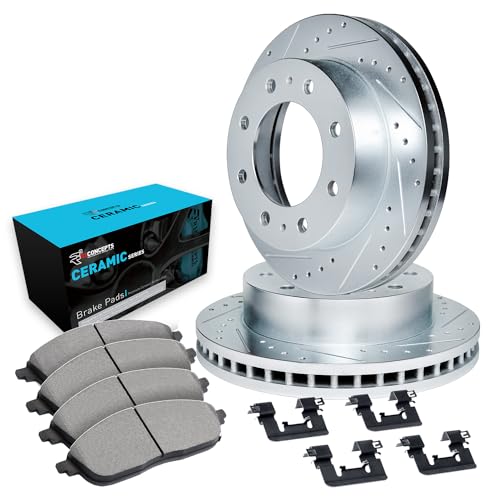 Image of R1 Concepts Rear Brake Kit Fits 2001-2002 Dodge Ram 2500, Ram 3500