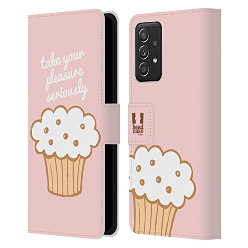 Carcasa tipo libro Galaxy A52 antigolpes con tarjetero diseno Dulce Placer
